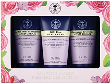 Neal's Yard Remedies Hand Cream Collection: Geranium & Orange Hand Cream 50ml, Wild Rose Hand Cream 50ml, Garden Mint & Bergamot Hand Cream 50ml