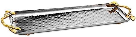 Artisan Loft Small Leaf Tray, 100% stainless steel | 12.2" L x 5.1" W