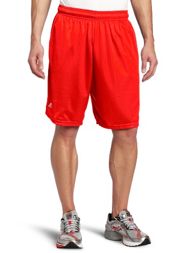 Russell Athletic Men's Mesh Short with Pockets, True Red, XX-Large