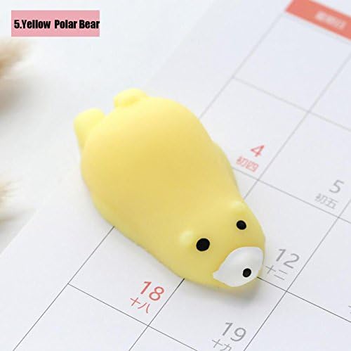 Lovely Yellow Polar Bear Squishy Healing Squeeze Fun Kid Toy Gift Stress