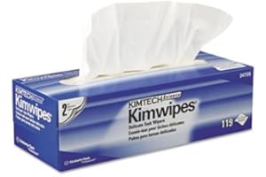 KIMBERLY-CLARK Kimberly Clark 34705 Kimtech Science Kimwipes, 2-Ply, 11.8" x 11.8" Wipers (Case of 15 Boxes, 119 per Box)