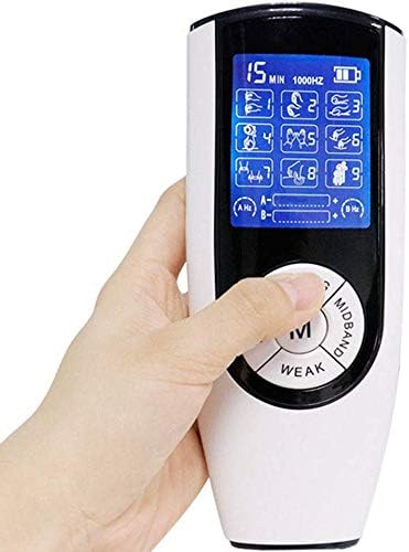 DDDXF Digital Tens & Ems Duo Device, Combination Device, Electrostimulation Device For Nerve And Muscle Stimulation, Stimulation Current Device, 9 Therapy Modes