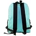 17 inch Turquoise Plaid Butterfly Student Bookbag Backpack