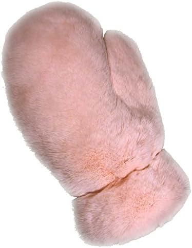 MinkgLove Rex Rabbit Massage Glove, Velvety Soft and Plush, Unisex, Premium Fur