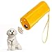 Inoosky Anti Barking Handheld 3 in 1 Pet LED Ultrasonic Dog Trainer Device - Electronic Dog Deterrent/Training Tool/Stop Barking (Yellow)