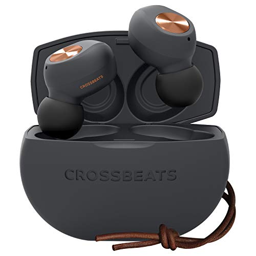 CROSSBEATS Pebble 2020 True Wireless in-Ear Earbuds Earphones Headphones Bluetooth 5.0 Microphone 3D Sound 20Hrs Playtim