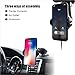 Wireless Car Charger Mount - Fast Qi Car Charger for Samsung Galaxy S8/S9/Note 8. Wireless Charger Car Mount for iPhone XS 8/8Plus. Air Vent Phone Holder with Automatic Infrared Motion Sensor - 15W