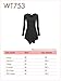 Made By Johnny MBJ WT753 Womens Long Sleeve Handkerchief Tunic L Black