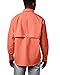 Columbia Men's Bahama II Long Sleeve Shirt, Bright Peach, Small
