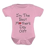 TeeStars - I'm The Best Mother's Day Gift - Cute Bodysuit Unisex Baby Onesie