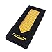 PilotMan Formal Plaid Mens Tie Silk Tie Yellow Necktie (Yellow)