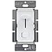 ENERLITES Decorator Slide Dimmer Switch, Adjustable Light Wheel, On/Off Rocker, Single-Pole or 3-Way, Dimmable 150W LED/CFL, 700W Incandescent and Halogen, ETL Listed, 59302-W, White