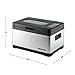 Gourmia GSV900 Sous Vide Self Contained Circulating Water Oven with Rack - Stainless Steel - 10 Quart- Includes Free Recipe Book - 110V