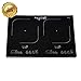 MegaChef MC1800 Portable Dual Burner Powersharing Induction Cooktop