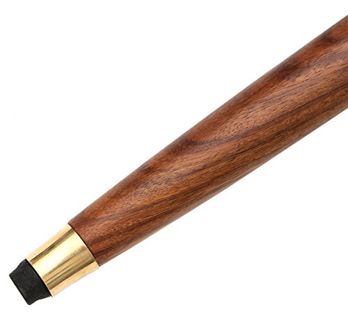 SouvNear 37.4'' Canes and Walking Sticks in Natural Wood with a Brass Handle - Elegant Walking Cane