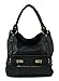 Scarleton Puffer Tote Bag for Women - Shoulder & Travel Handbag, Black