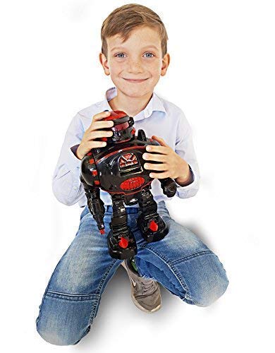 image for Think Gizmos Remote Control Robot for Kids - RoboShooter Robot Toy for