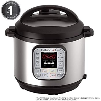 Instant Pot DUO60 6 Qt 7-in-1 Multi-Use Programmable Pressure Cooker, Slow Cooker, Rice Cooker, Steamer, Sauté, Yogurt Maker and Warmer (Renewed)