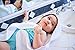 Snow Angel Cushioned Baby Bath Towel with Adjustable Hood and Padded Back Panel for Infant Safety