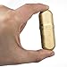Mini Antique Style Solid Brass Metal Oil Petrol Cigarette Lighter (Brass)