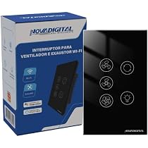 Interruptor Wifi Para Ventilador De Teto Exaustor Luz Smart ...