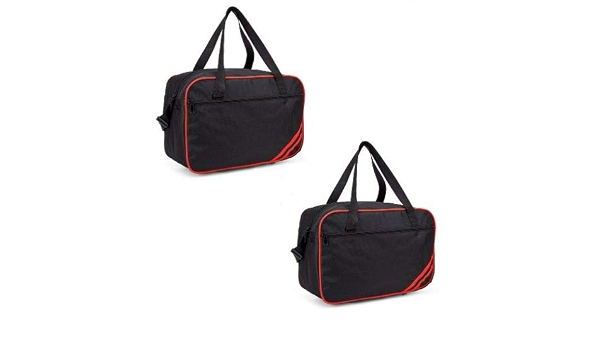 Ryanair 2019 - Bolsa de viaje para debajo del asiento (40 x 20 x 25 cm, 2  unidades), color negro y rojo : Amazon.es: Equipaje