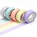 MT Kamoi Kakoshi Masking Tape Gift Box Pastel, 15mm Width, 10mm Roll in 5 Pieces (MT05G003)
