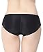 Everbellus Women's Padded Seamless Butt Hip Enhancer Panties Boy Shorts Black M