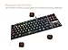 GAMDIAS Hermes M3 RGB Gaming Keyboard Low Profile Mechanical Switch with blue switch, N-key rollover (Hermes M3)