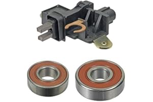 MANIAC EM Alternator Rebuild Kit Compatible with Dodge Ram 2006-2009 Truck Diesel with Bosch Alternator 0124525105 0124525154 Brush Holder, Brushes, Bearings