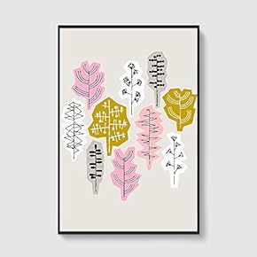 Framed Home Artwork Nordic Style for Living Room Bedroom