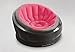 ***USED-NO RETAIL BOX Intex Inflatable Pink Empire Chair 68582EP