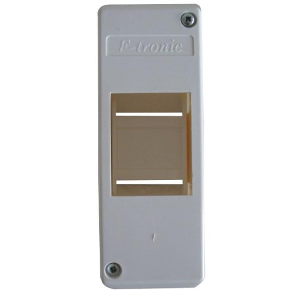 Unitec 47522 Small Fuse Box Surface-Mounted IP 40, 1 x 2 Modules White