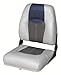 Wise 8WD1461-840 Blast-Off Tour Series Folding High Back Boat Seat (Grey/Charcoal/Navy)
