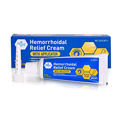 Medpride Maximum Strength Hemorrhoid Cream With Applicator Paraben