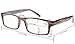 Eyekepper Spring Hinge Striped Reading Glasses (3 Pairs) Men Includes Sunshine Readers +1.00