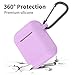 2019 Newest AirPods Case,360°Protective Silicone AirPods Accessories Kit Compatiable with Apple AirPods 1st/2nd Charging Case[Not for Wireless Charging Case]thumb 2