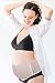 Plus Size Maternity Belt with 2 Baby Bibs by HealthySam - Breathable Belly Band for Pregnancy - Lower Back and Pelvic Support - Comfortable Prenatal Cradle - Postpartum Belly Wrap - One Size - Beige