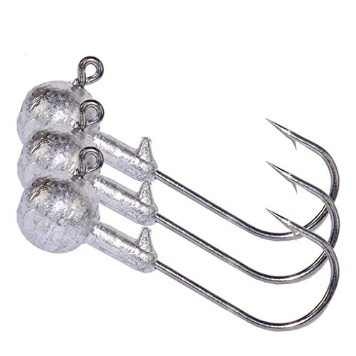 Centitenk 5 Stück 3,5 g / 5 g / 7 g / 10 g / 14 g Professioneller Jig Fishing Blei Haken Set für River Angelhaken See… – Bild 6