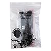 Honbay-100pcs-Plastic-Ring-6-in-1-Bean-Shape-Rubber-Float-Stop-Fishing-Bobber-Stopper-Sinker