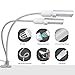 LED Plant Grow Light for Indoor Plants,Relassy 45W Upgraded Full Spectrum Grow Lamp, 88 LED Plant Lamp with Gooseneck, Dual E27 Replacement Grow Light Bulbs for Indoor Plants Seedlings Orchids Herbs