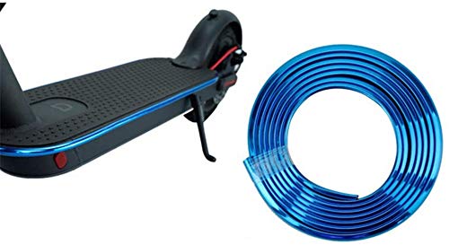 LINGHUANG Electric Scooter Bumper Protective Anti-collision Protection Strip for Xiaomi Mijia M365 M187 Kickscooter Scooter Parts Accessories (Blue)