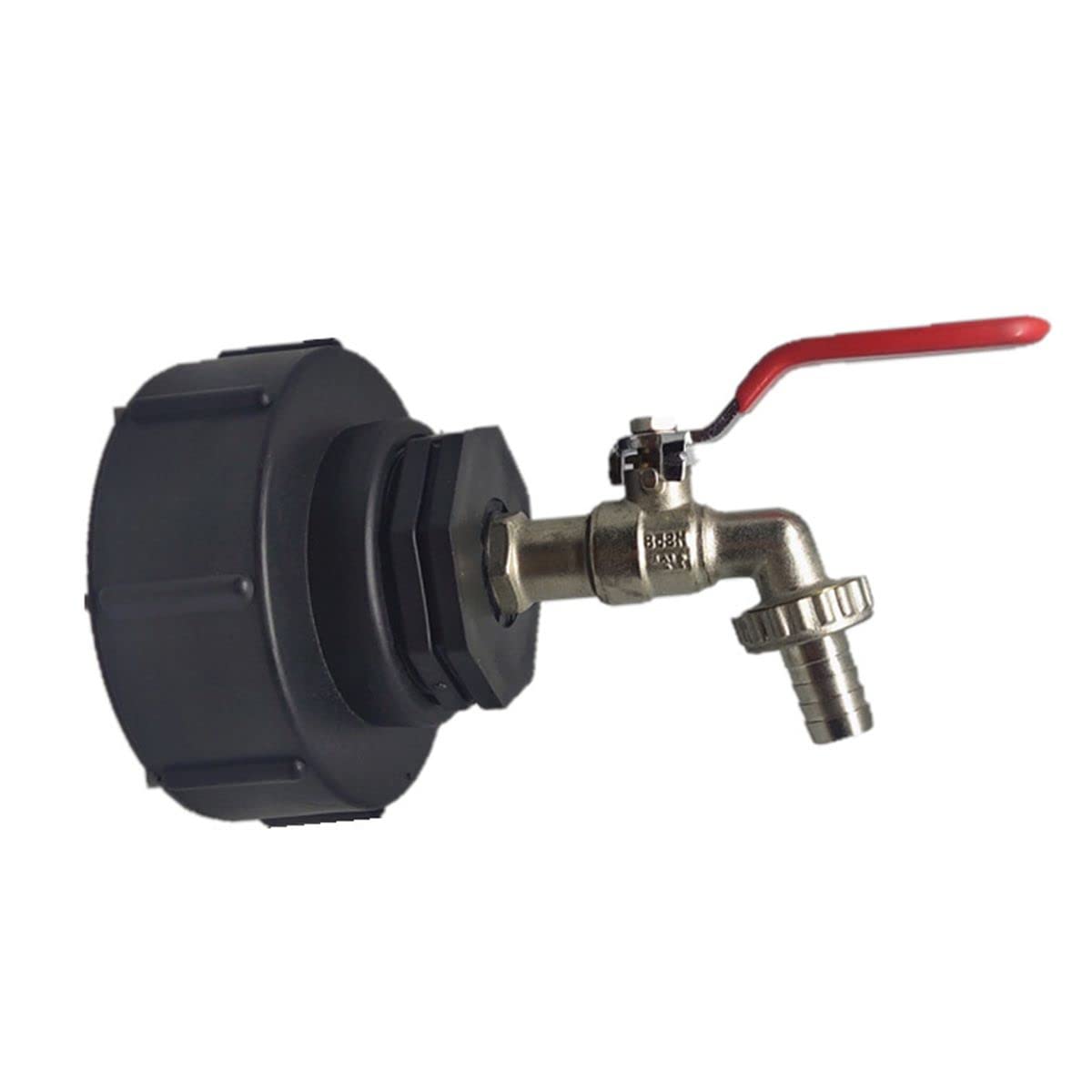 MACHSWON IBC Tank Adpater S100*8 1/2" Faucet IBC Tote Tank Water Storage Tank Drain Garden Hose Connector Taps Brass Tap Fitting Parts
