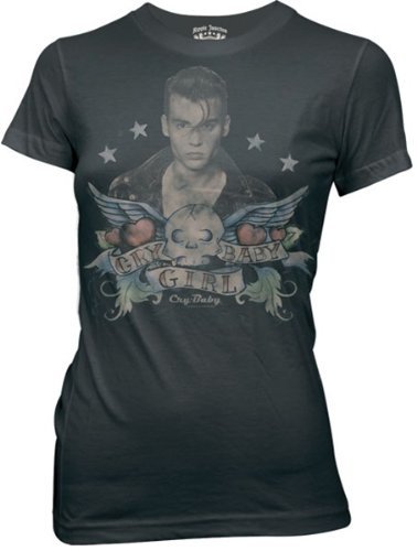 Cry Baby Tattoo Juniors T-Shirt XL