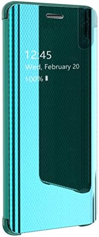 Wouier Compatible with Huawei P30 Pro Case Luxury Clear View Mirror Flip Folio Shockproof Anti Fingerprint Protective Shell Smart Business Mirror Cover