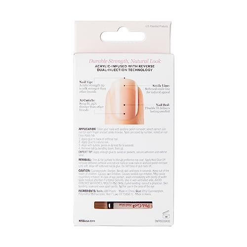 Kiss Nude Nails BREATHTAKING, .11 Lb - Image 3