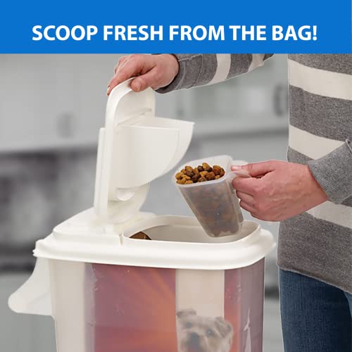 Buddeez Pet Food Storage Container 16 LB Capacity Dog Food Storage