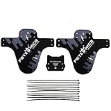 FETESNICE Adjustable Mountain Bike Fender, Front and Rear Compatible,Fits 26