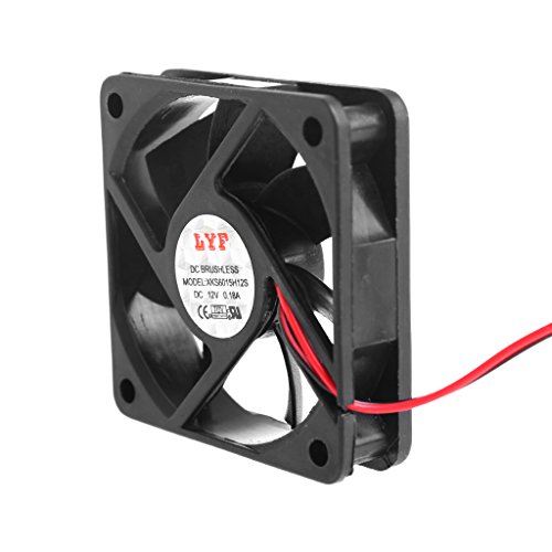 SCASTOE 60x60x15mm DC 12V 2-Pin PC Computer CPU System Sleeve-Bearing Cooling Fan 6015 - Thumbnail 4