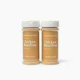 Clean Monday Meals Chicken Bouillon Powder &mdash; 100 Servings, 2-Pack | Gluten-Free &amp; Dairy-Free, No MSG or Artificial Flavors, USDA Organic Broth Powder, Rich, Homemade Broth Taste